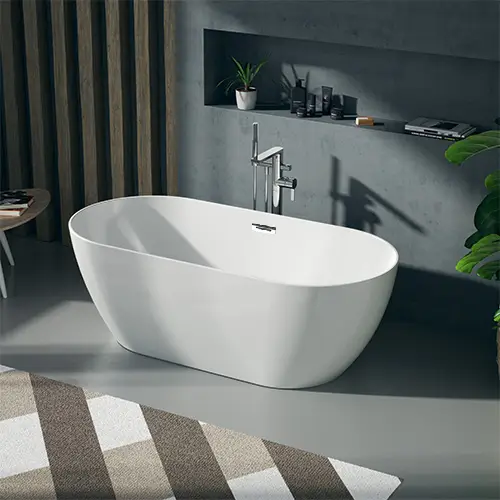 

Ванна акриловая Cerutti SPA d'ISEO 160 отдельностоящая белая слив-перелив 1600x750x560, Белый, d'ISEO 160