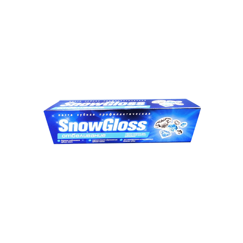 фото Профилактическая зубная паста snowgloss отбеливающая