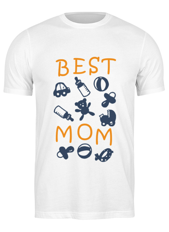 

Футболка мужская Printio Best mom белая 2XL, Белый, Best mom