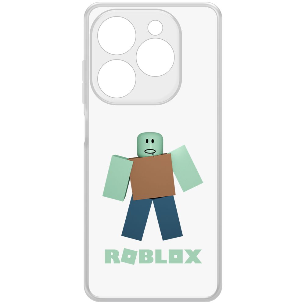 

Чехол-накладка Krutoff Clear Case Roblox-Зомби для TECNO Spark 20 Pro, Прозрачный