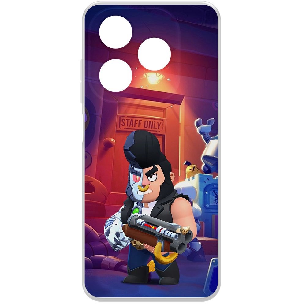 Чехол-накладка Krutoff Clear Case Brawl Stars-Б-800 для TECNO Spark 20 600015208965 прозрачный