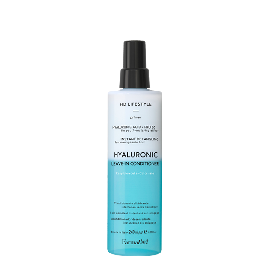 фото Кондиционер для волос несмываемый hd hialuronic leave-in conditioner 240 мл farmavita