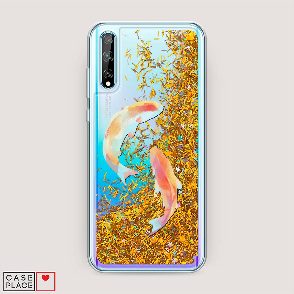 

Чехол Awog на Huawei P Smart S "Акварельные карпы", 6103590-1