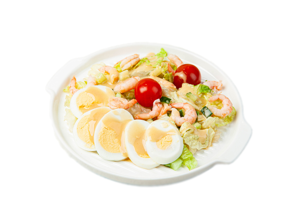 

Салат ВкусВилл с креветками 180 г