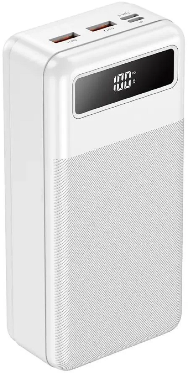 

Внешний аккумулятор (Power Bank) TFN Porta PB-313, 30000мAч, белый (tfn-pb-313-wh), PB-313