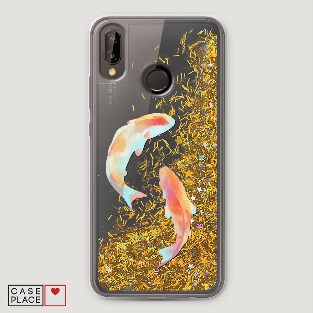 

Чехол Awog "Акварельные карпы" для Huawei Nova 3E, 65690-1