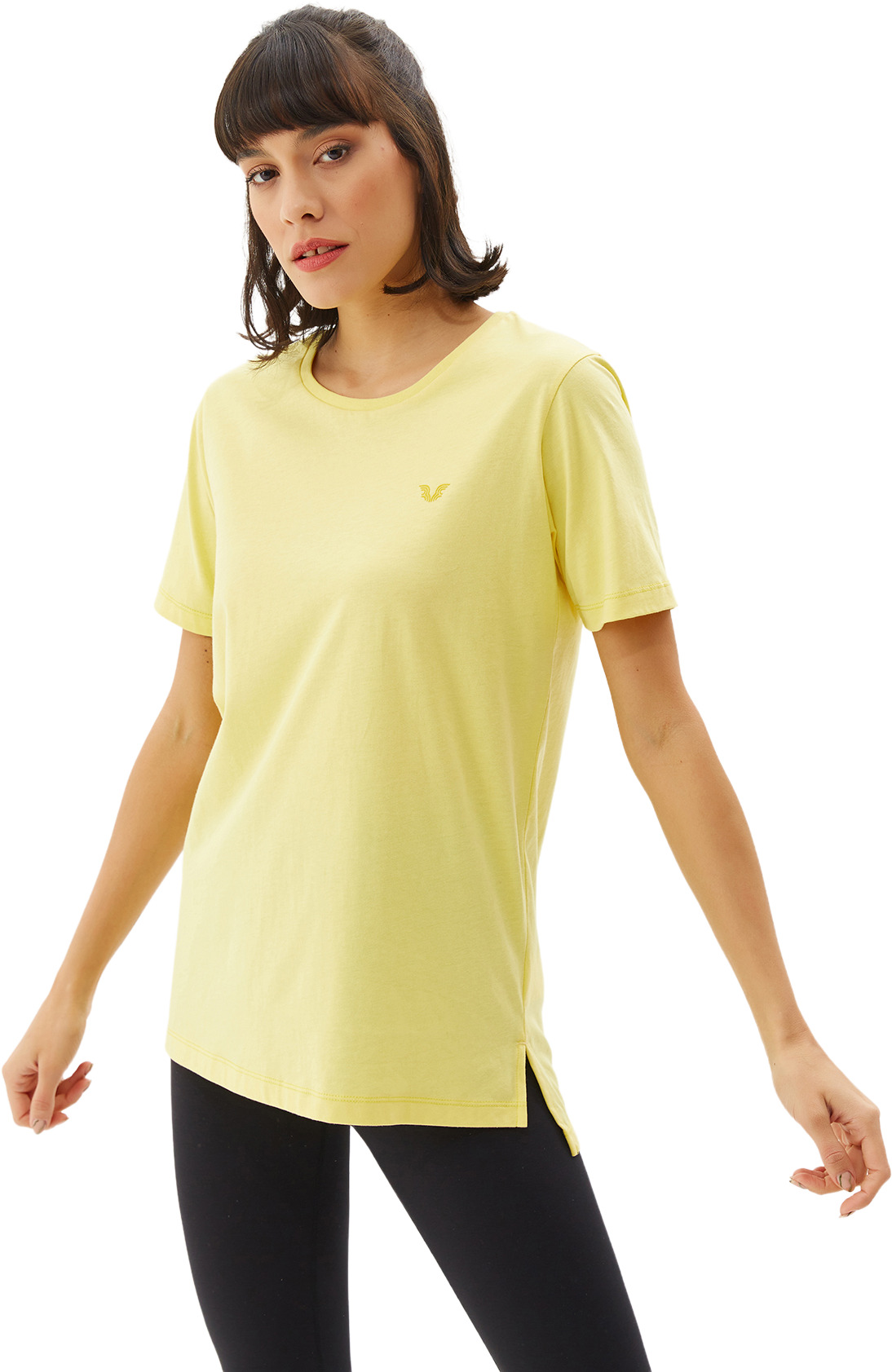 

Футболка женская Bilcee TB21WI07S9242-1-1672 желтая XL, TB21WI07S9242-1-1672