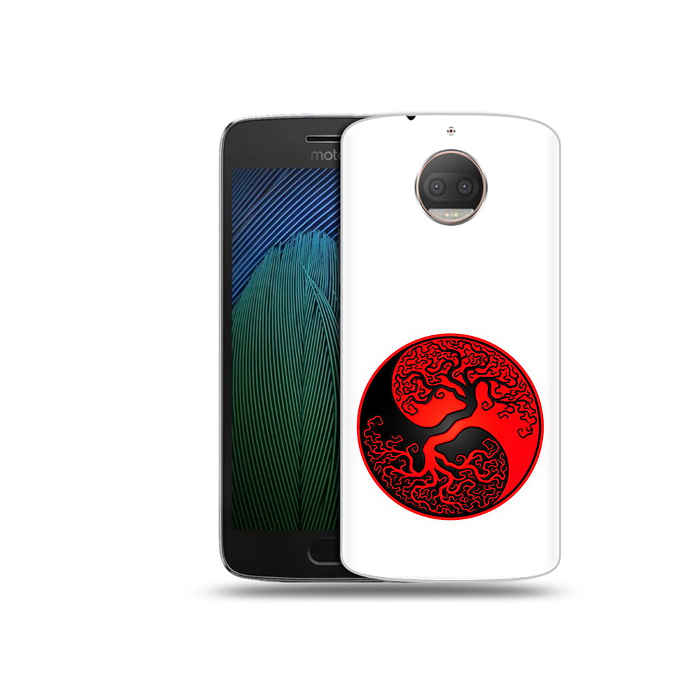

Чехол MyPads Tocco для Motorola Moto G5S Plus инь янь дерево (PT75337.377.379), Прозрачный, Tocco