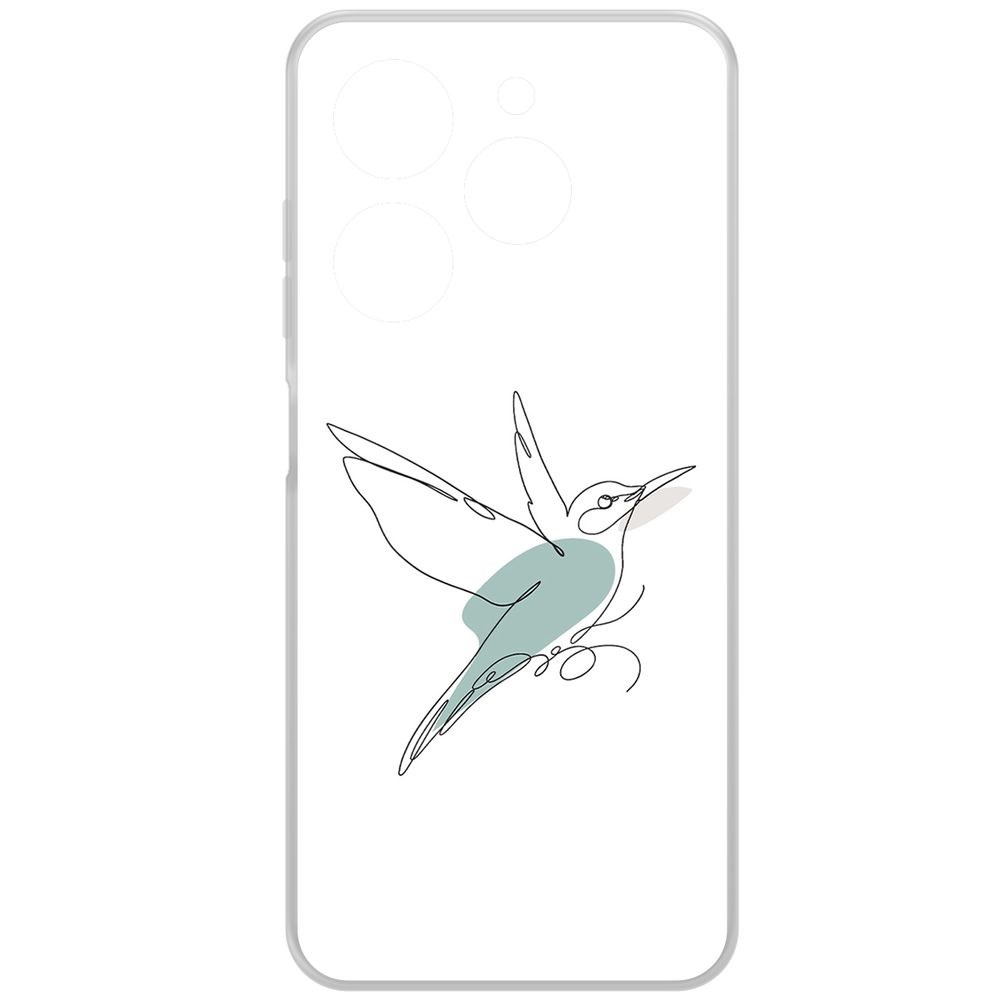 Чехол-накладка Krutoff Clear Case Легкость для Tecno Spark 20С