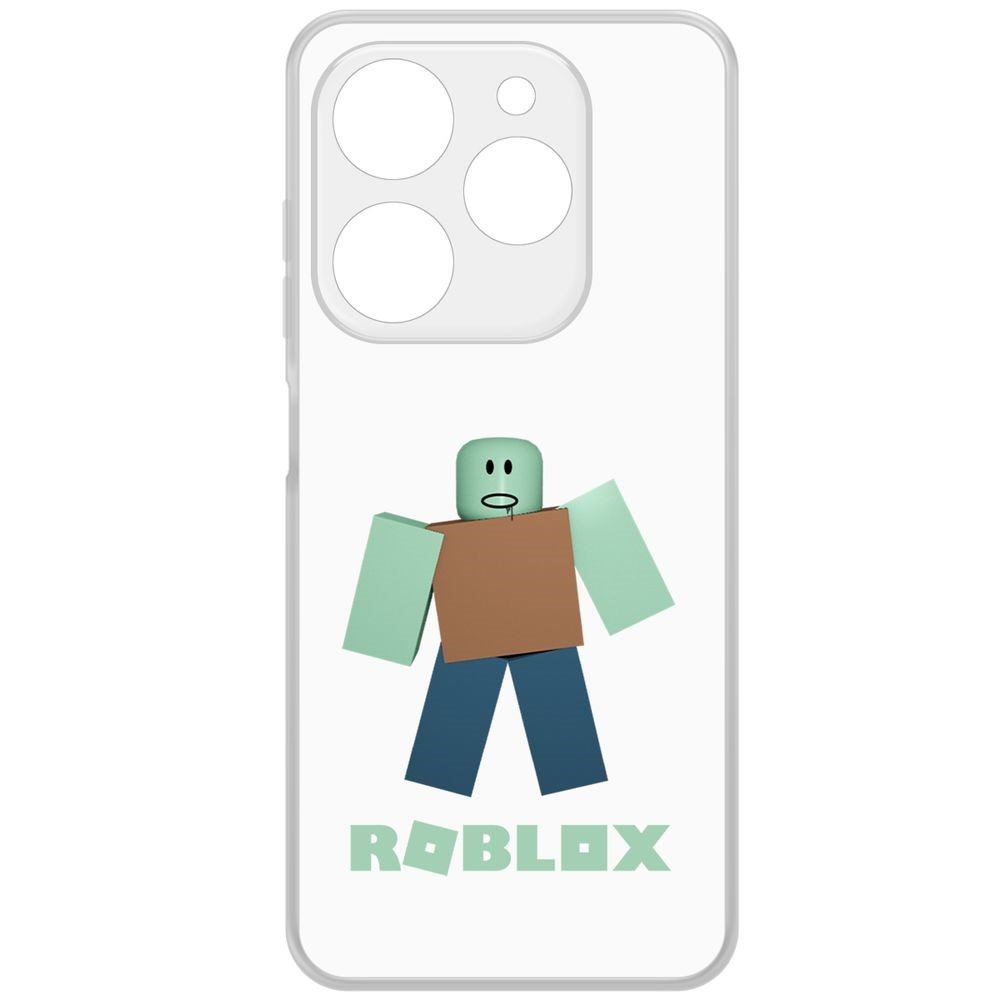 

Чехол-накладка Krutoff Clear Case Roblox-Зомби для TECNO Spark 20С, Прозрачный