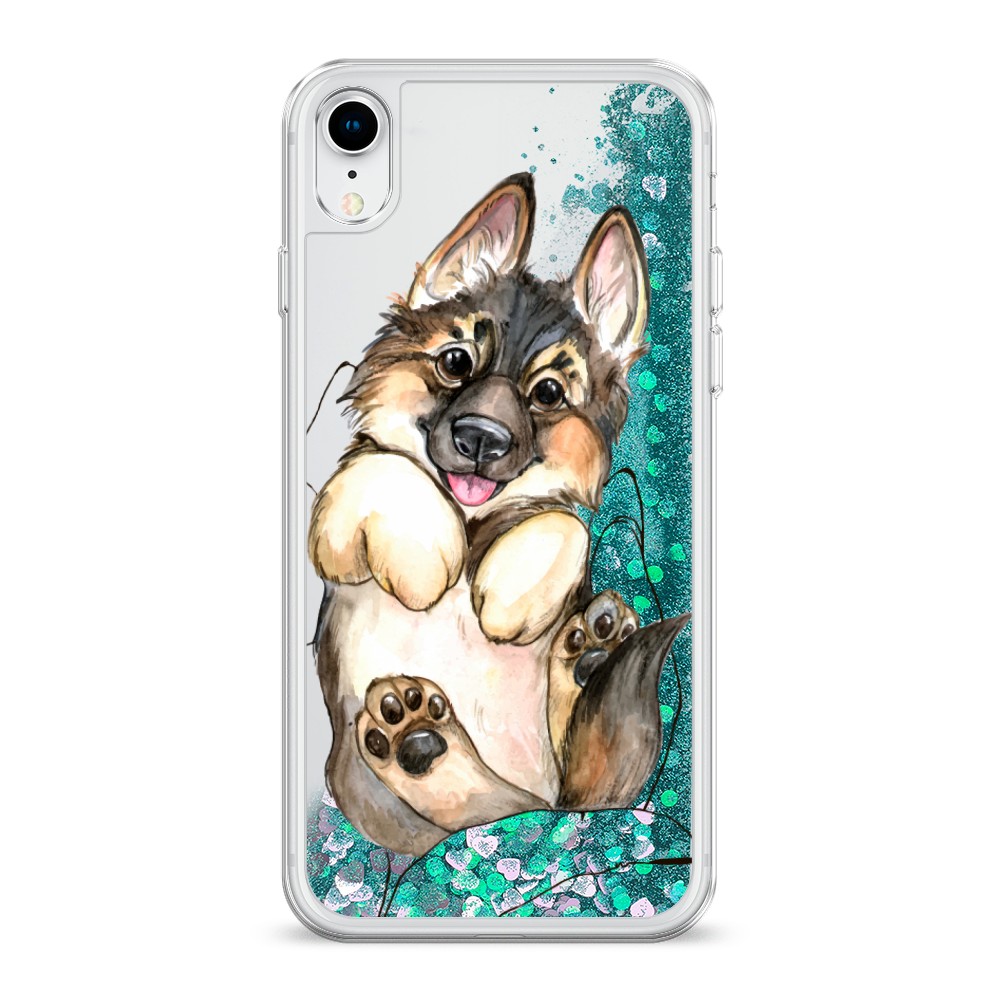 

Чехол Awog на Apple iPhone XR (10R) / Айфон XR (10R) "Овчарка в ладошках", Разноцветный, 12095-1