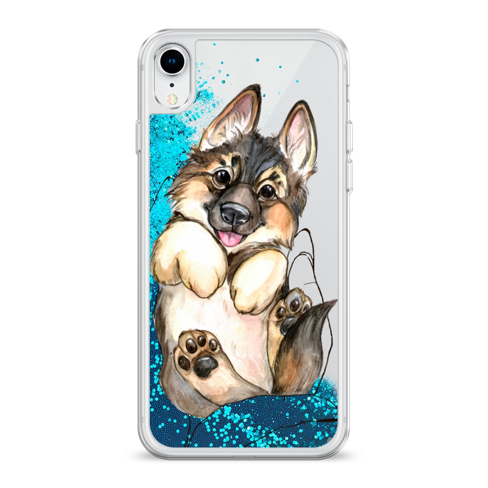 

Чехол Awog на Apple iPhone XR (10R) / Айфон XR (10R) "Овчарка в ладошках", Разноцветный, 12093-1