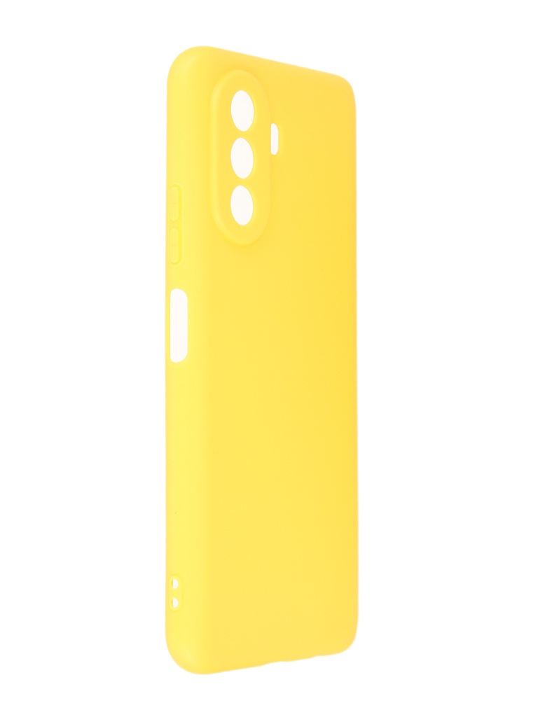 фото Чехол df для huawei nova y70 silicone yellow hwcase-109 df-group