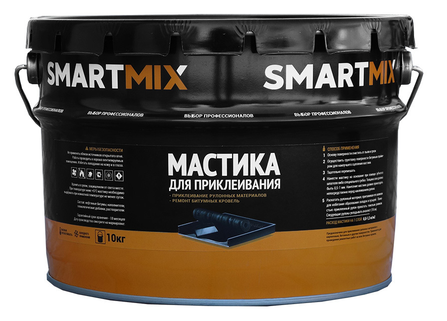 

Мастика для приклеивания SmartMix 10 кг, Мастика для приклеивания