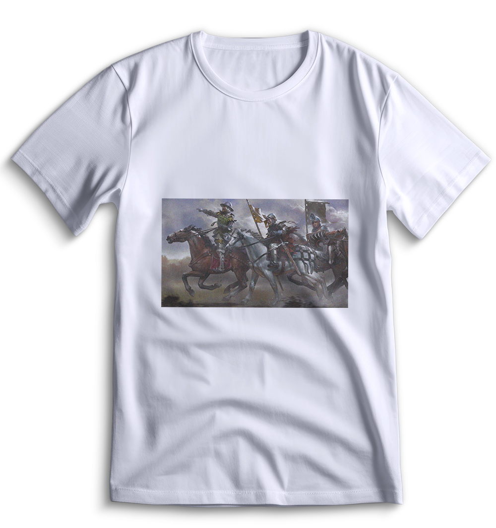 Белая футболка Top T-shirt Kingdom Come Deliverance 0015 размера S.