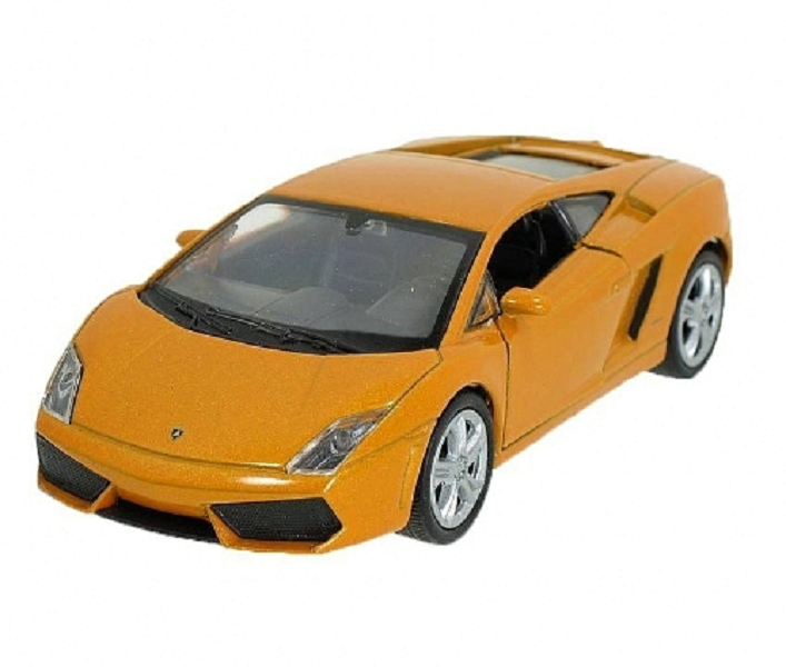 Машинка Welly Lamborghini Gallardo 1:34-39 желтая 43620 welly 1 24 lamborghini urus suv yellow off road vehicle simulation alloy car model collect gifts toy