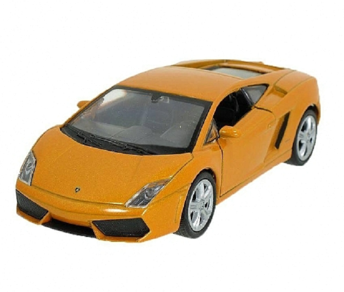 Машинка Welly Lamborghini Gallardo 1:34-39 желтая 43620 машинка welly 2016 dodge charger r t 1 38 43742