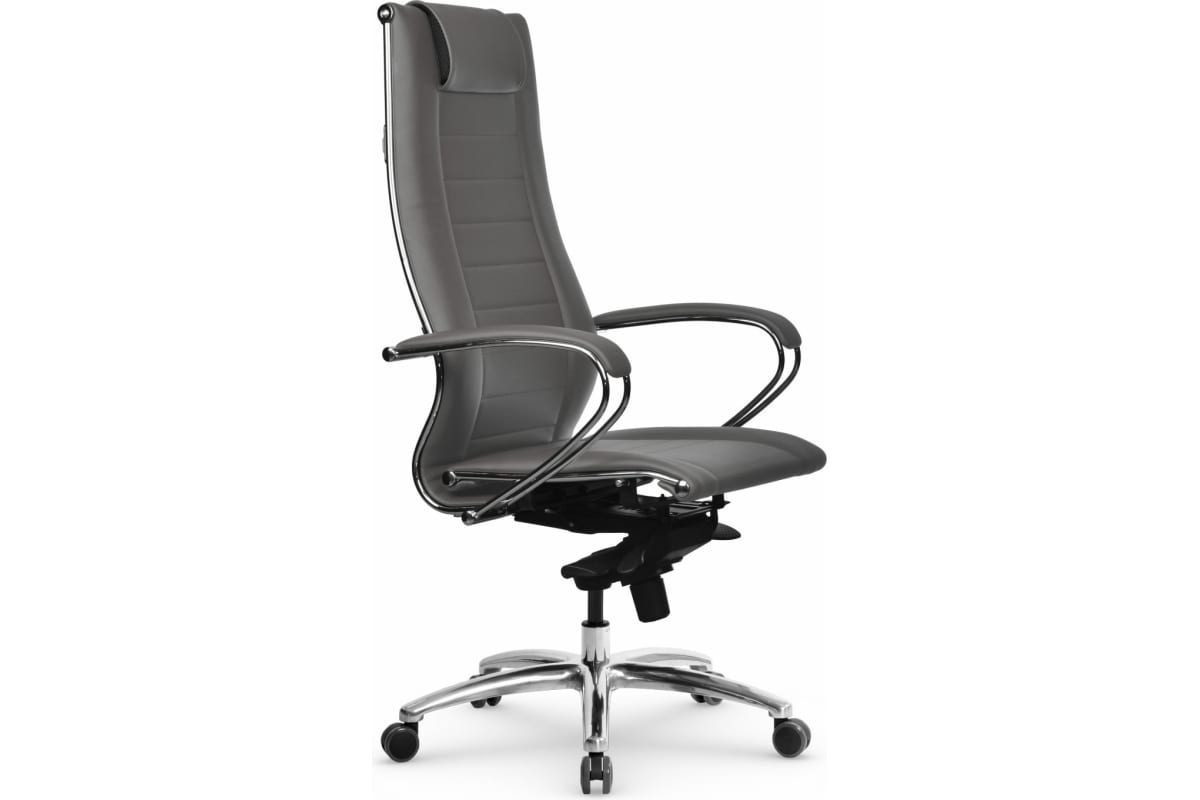 

Кресло МЕТТА Samurai Lux-2 MPES, на колесиках, эко.кожа, серый z312424287, Lux-2