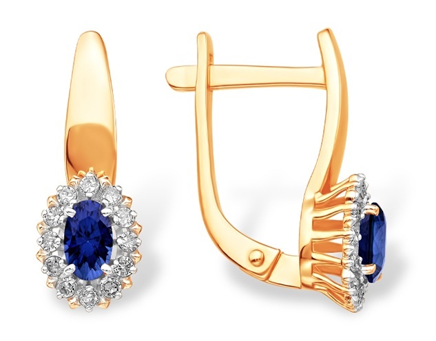 

Серьги из золота Kari Jewelry 232250, бриллиант, 232250