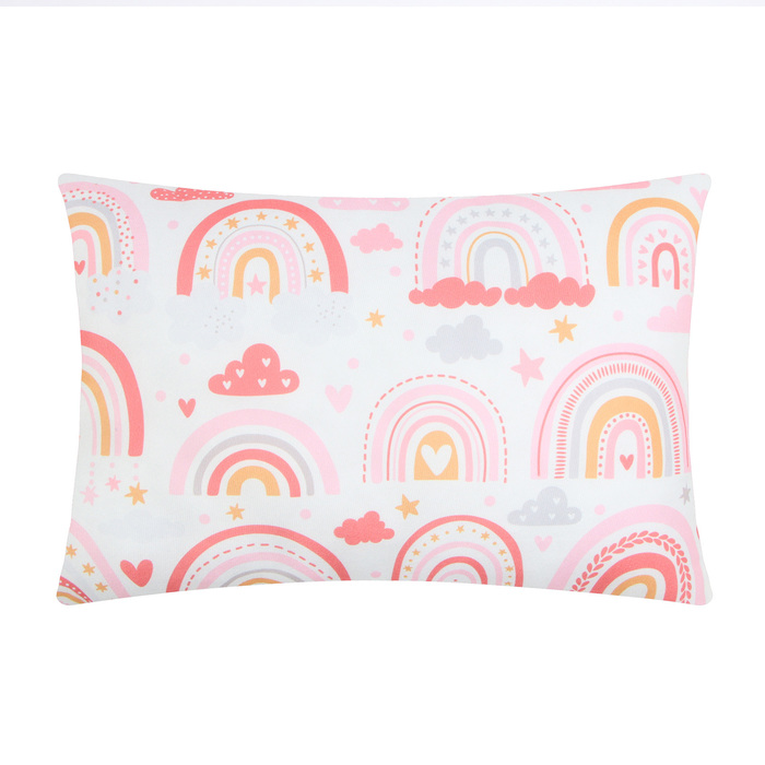 

Подушка декоративная Этель Boho rainbow, 40*60 см, 100% п/э, велюр, rainbow