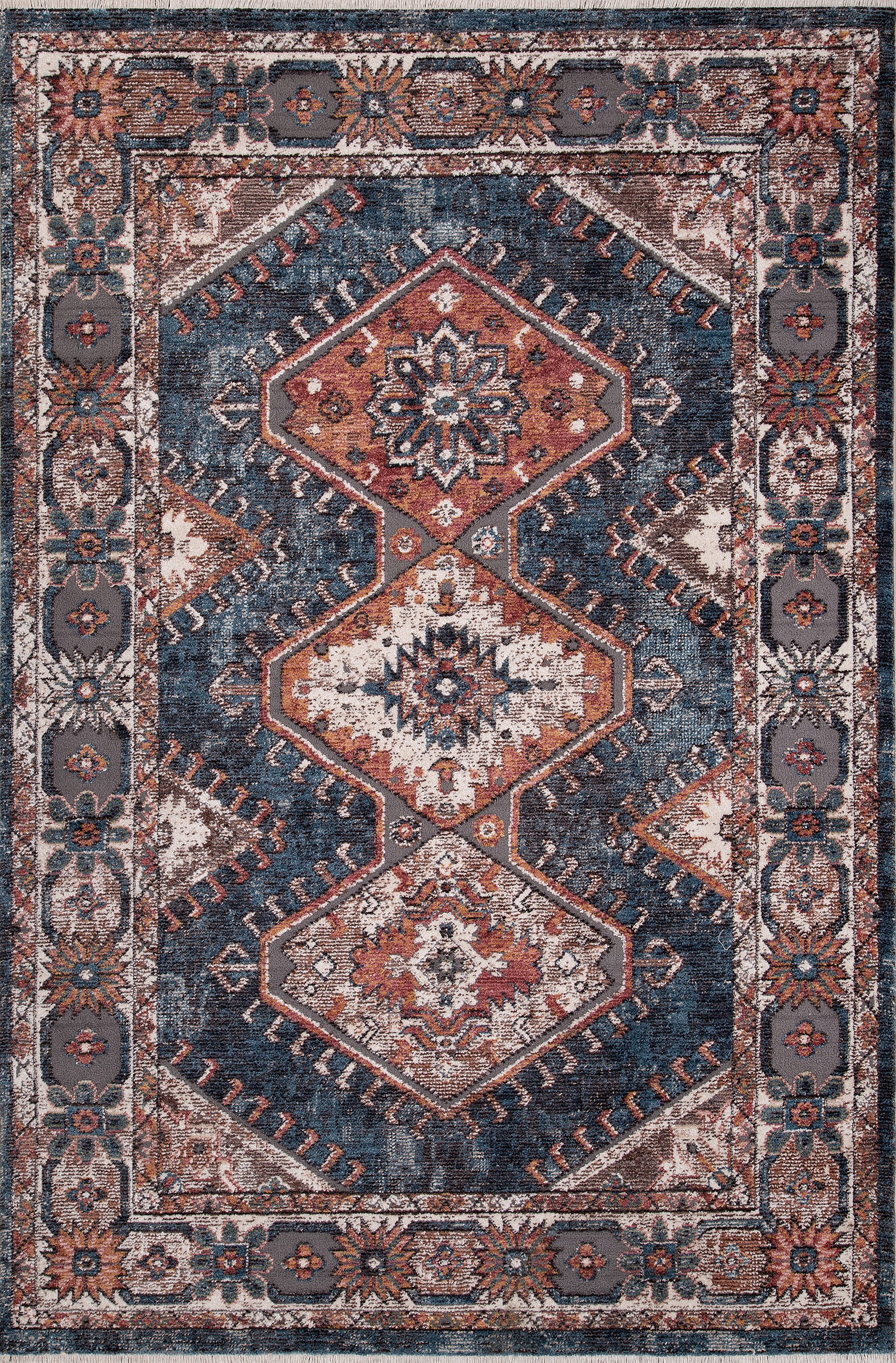 

Ковёр Merinos Fenix 80x140 прямоугольный разноцветный 32475