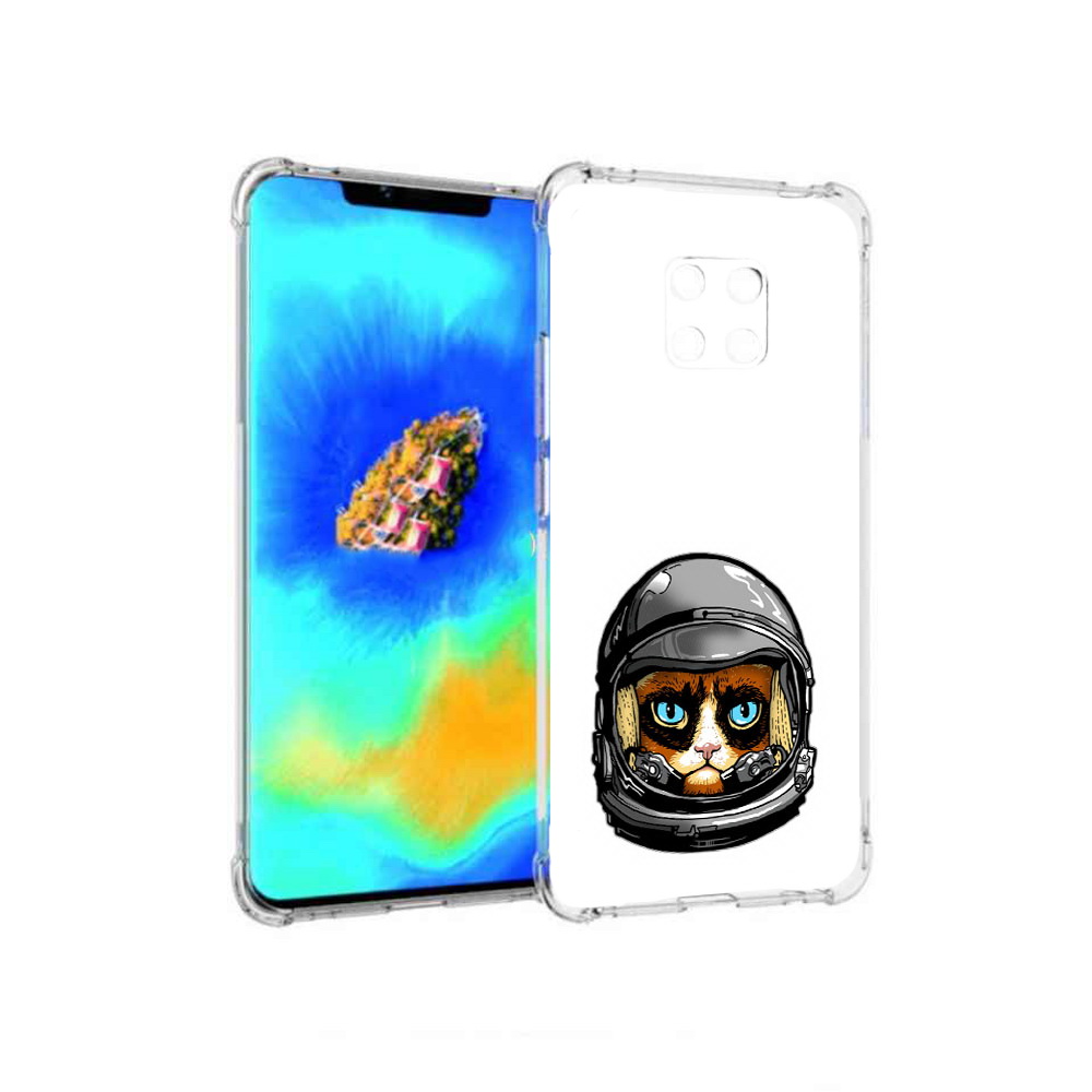 

Чехол MyPads кот космонавт для Huawei Mate 20 Pro, Прозрачный, Tocco