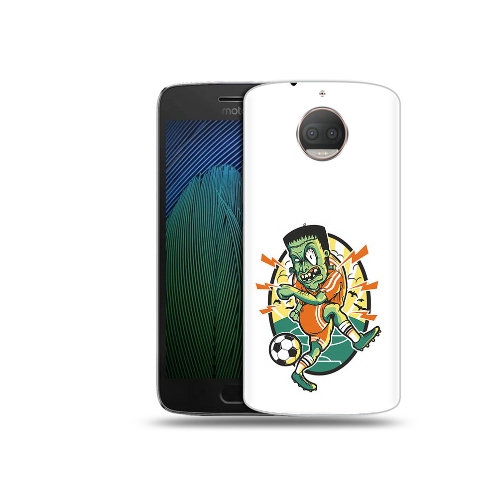 

Чехол MyPads Tocco для Motorola Moto G5S Plus зомби футболист (PT75337.377.368), Прозрачный, Tocco