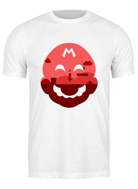 

Футболка мужская Printio Марио (mario) белая S, Белый, Марио (mario)
