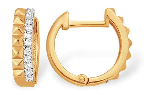 

Серьги из золота Kari Jewelry 222660, фианит, 222660