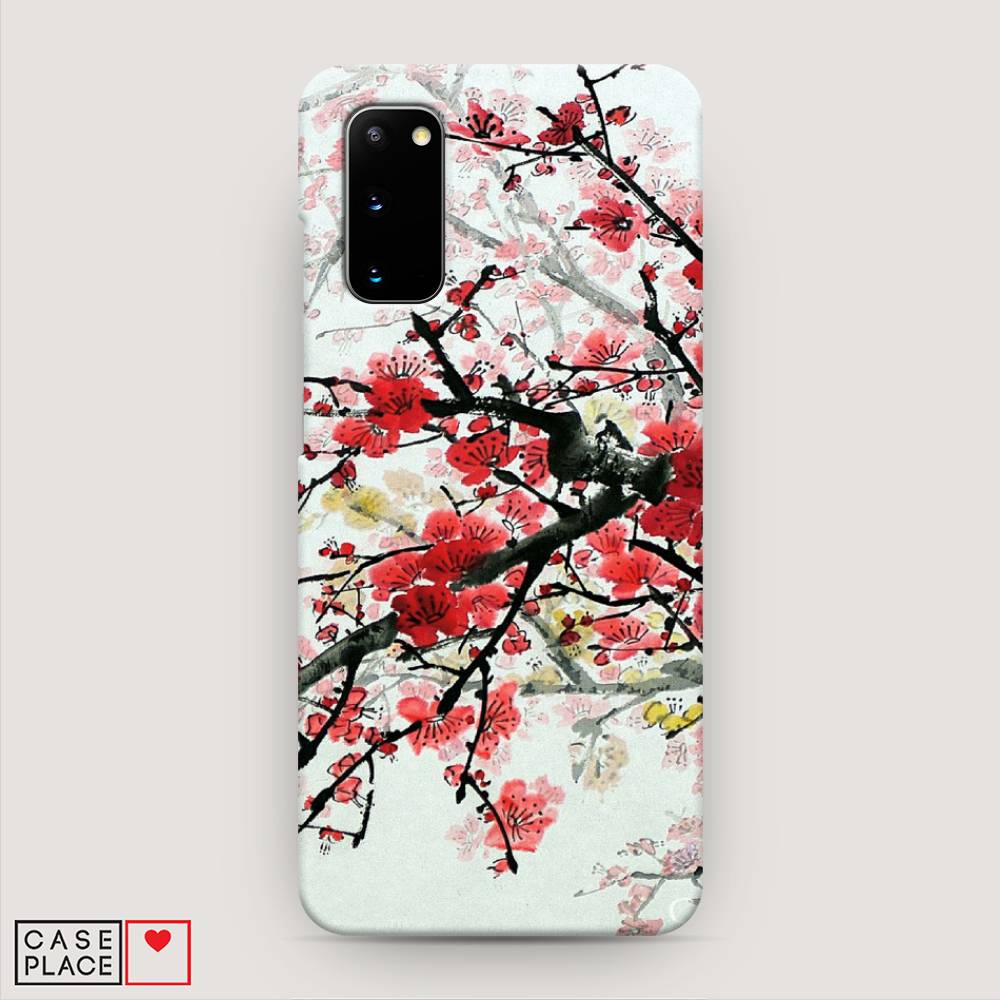 

Пластиковый чехол "Сакура" на Samsung Galaxy S20, 29220-3