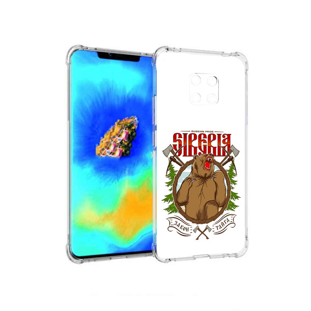 

Чехол MyPads Тайга для Huawei Mate 20 Pro, Прозрачный, Tocco