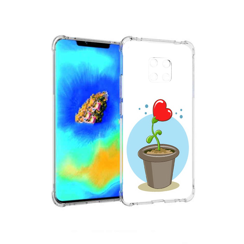 

Чехол MyPads Растение любви 14 февраля для Huawei Mate 20 Pro, Прозрачный, Tocco