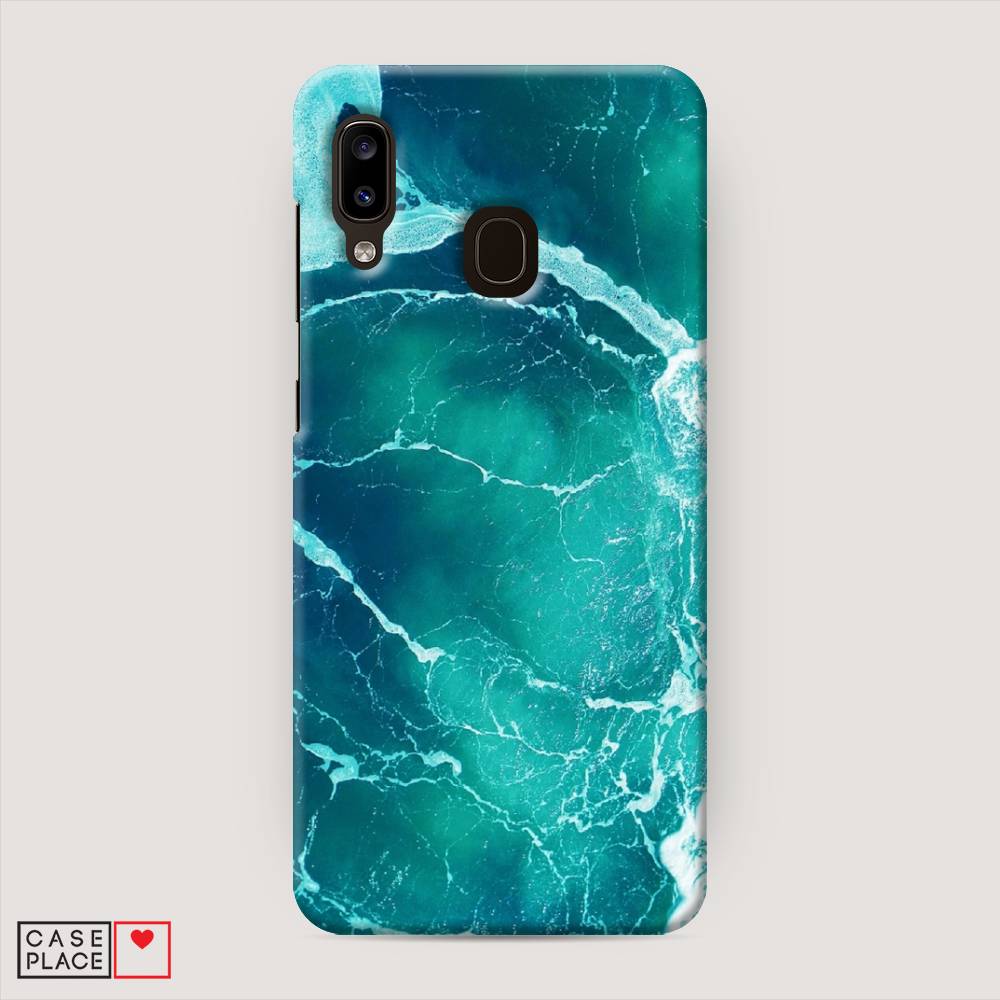 фото Пластиковый чехол "изумрудный океан" на samsung galaxy a20 awog