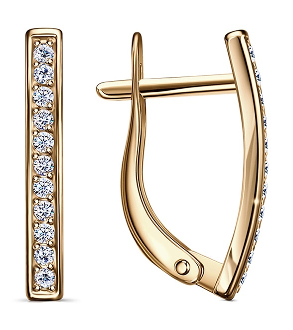

Серьги из золота Kari Jewelry 222064, бриллиант, 222064