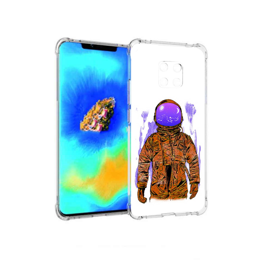 

Чехол MyPads нарисованный мужчина в скафандре для Huawei Mate 20 Pro, Прозрачный, Tocco
