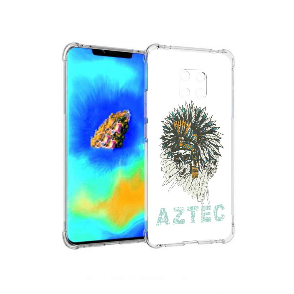 

Чехол MyPads скелет индеец для Huawei Mate 20 Pro, Прозрачный, Tocco
