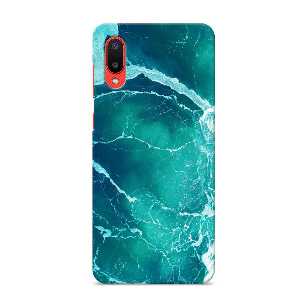 

Пластиковый чехол "Изумрудный океан" на Samsung Galaxy A02, 2102520-3