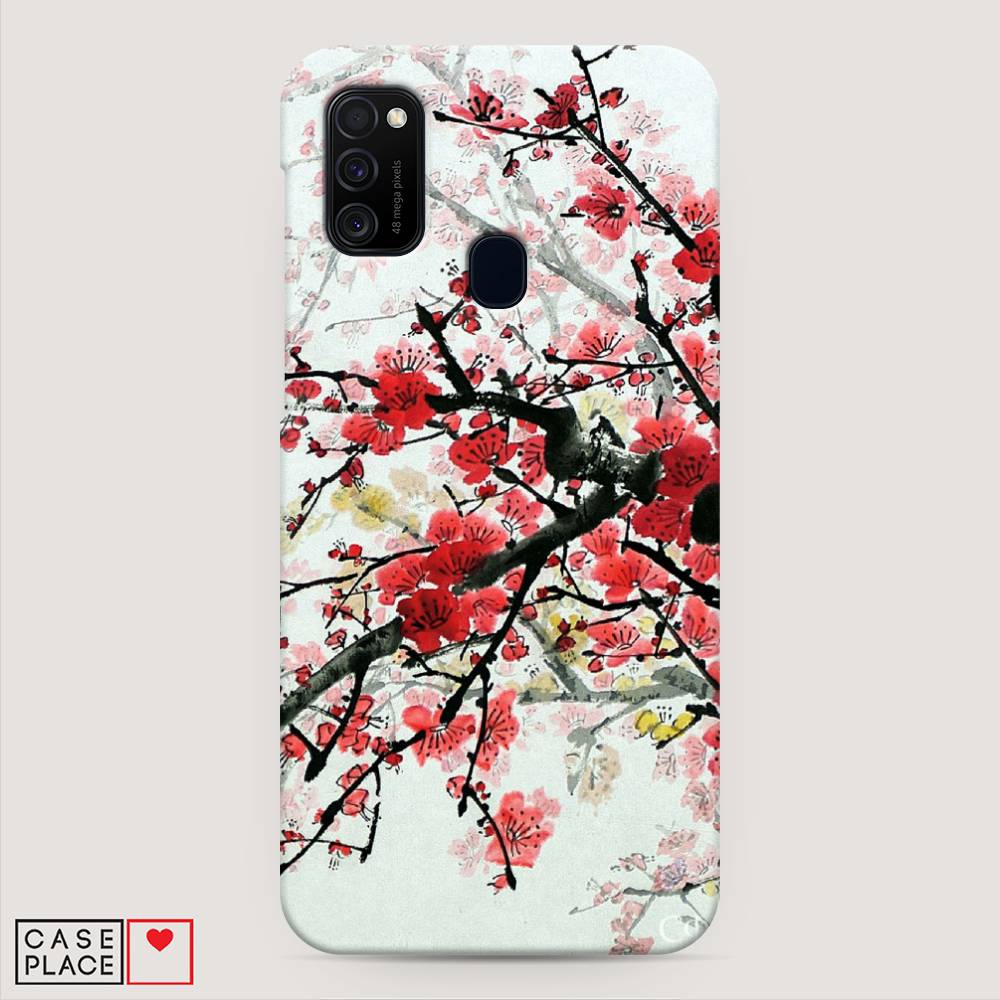 

Пластиковый чехол "Сакура" на Samsung Galaxy M21, 29720-3