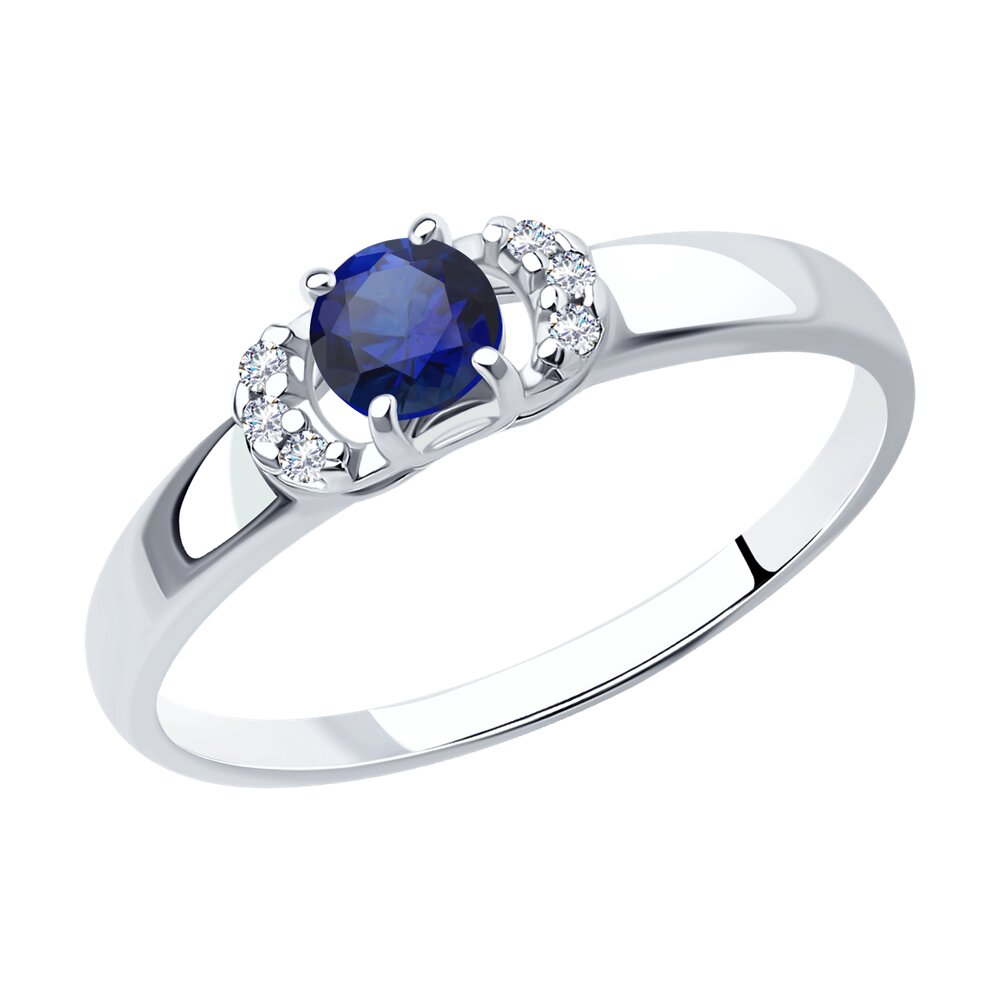 

Кольцо из серебра р. , SOKOLOV 88010008, корунд синтетический\фианит, 88010008