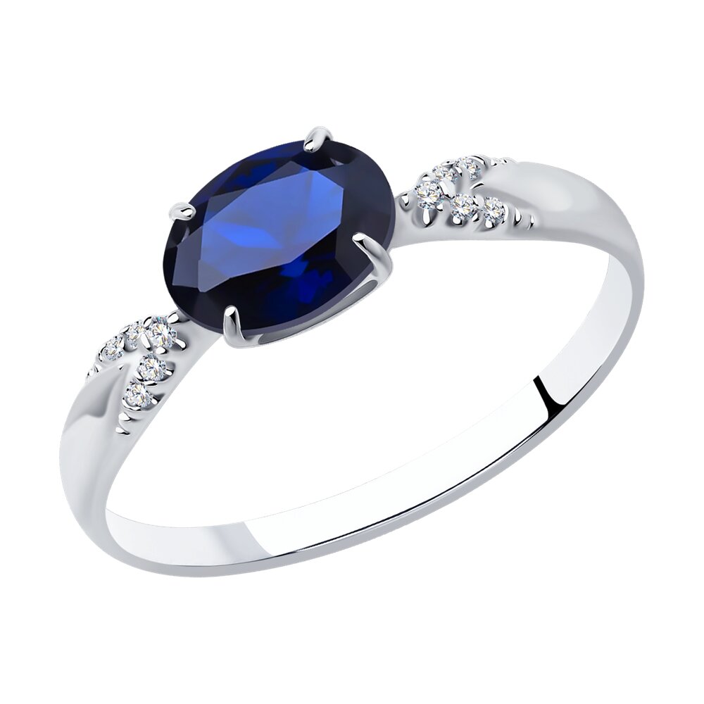 

Кольцо из серебра с корундом р. 19 SOKOLOV 88010002, 88010002