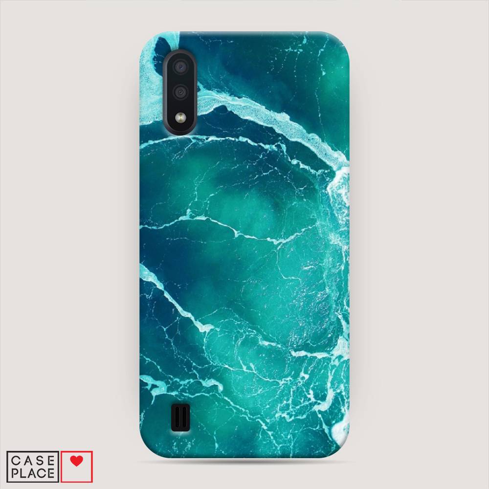

Пластиковый чехол "Изумрудный океан" на Samsung Galaxy A01