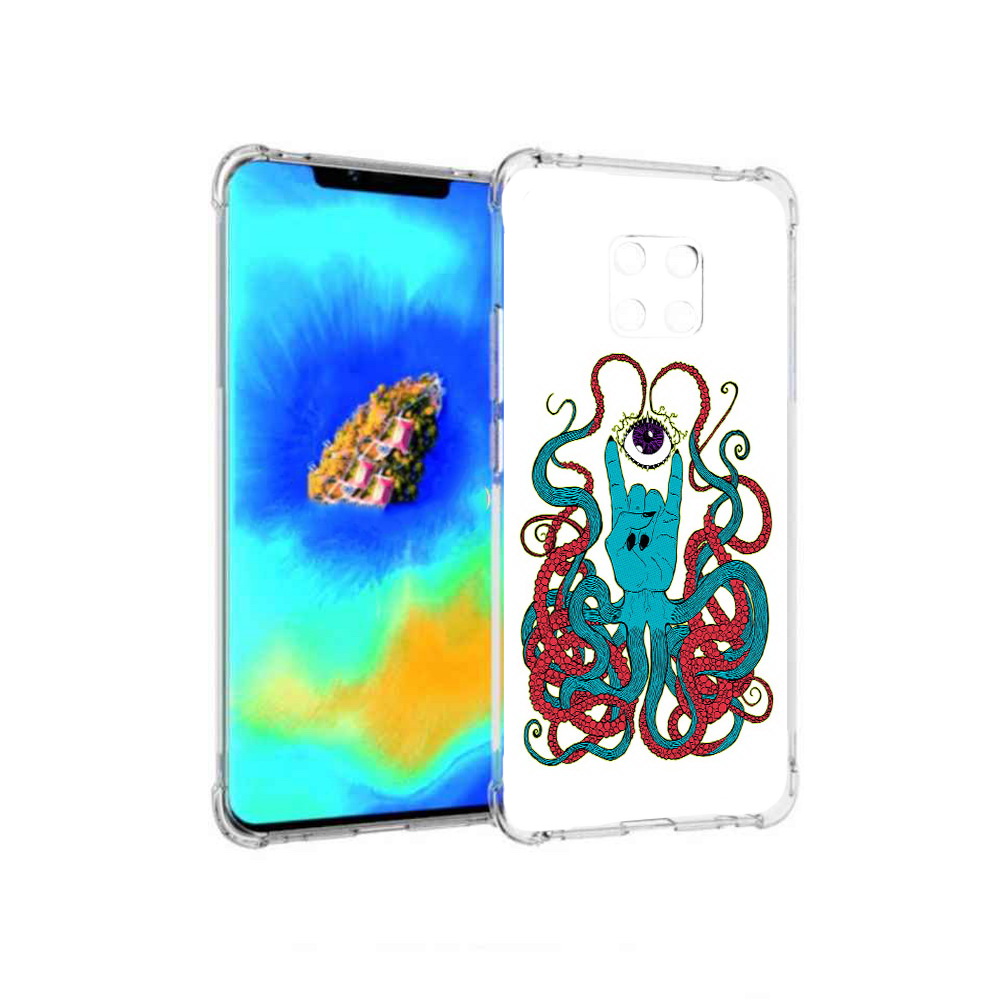 

Чехол MyPads осьминог-рука абстракция для Huawei Mate 20 Pro, Прозрачный, Tocco