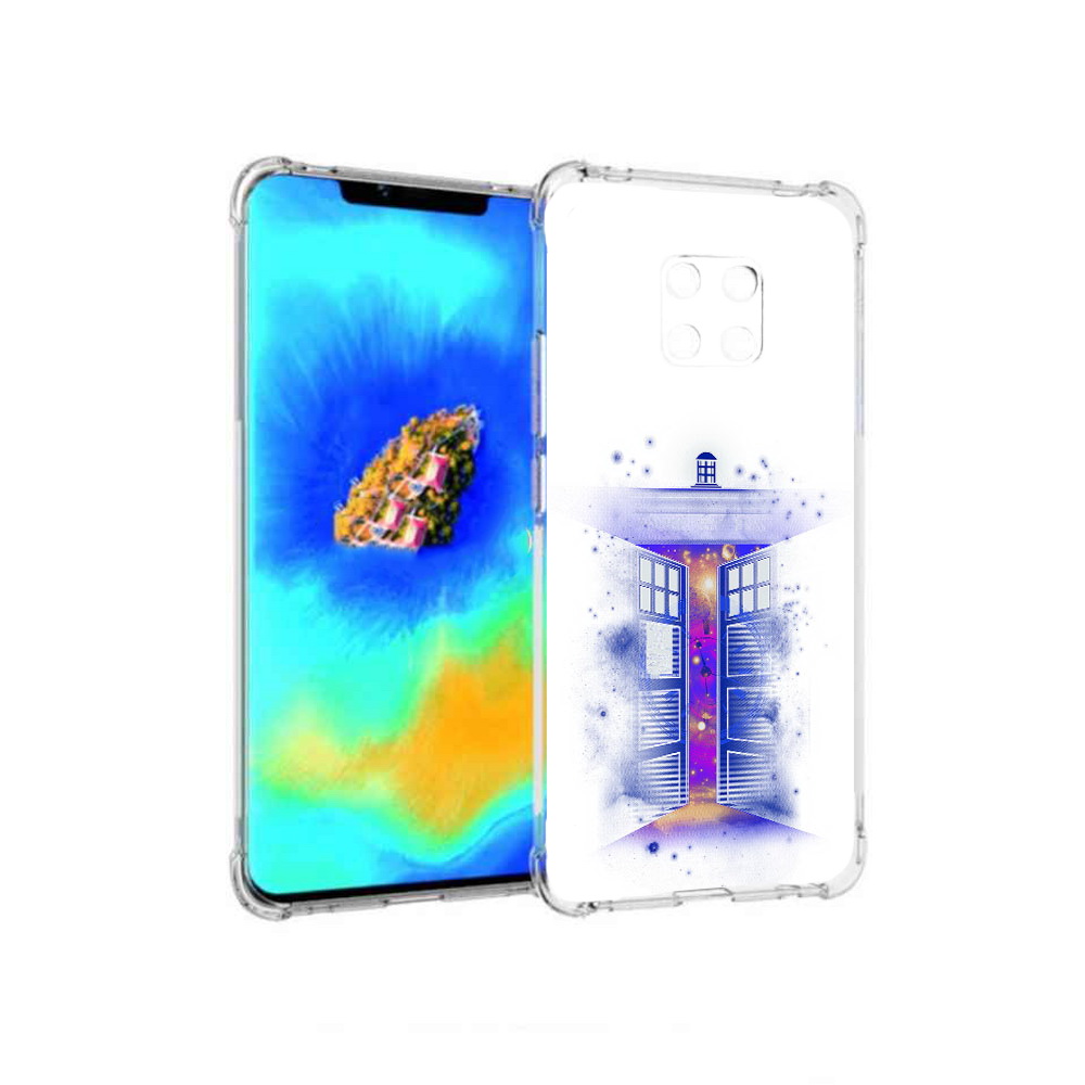 

Чехол MyPads фиолетовый уголок абстракция для Huawei Mate 20 Pro, Прозрачный, Tocco