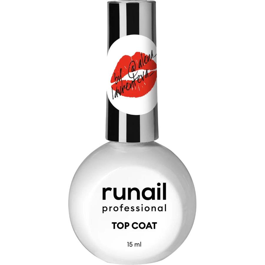 Топ для гель-лака ruNail Gloss Non Sticky 15мл [лед] 500шт блеск лошадиный глаз стразы 3d нейл арт декоративный клей акрил