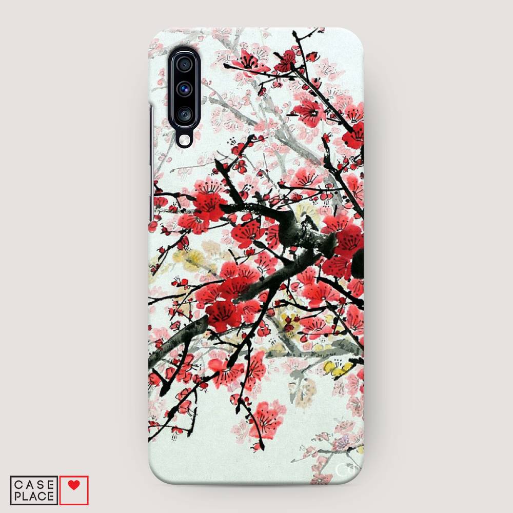 

Пластиковый чехол "Сакура" на Samsung Galaxy A70, 28120-3