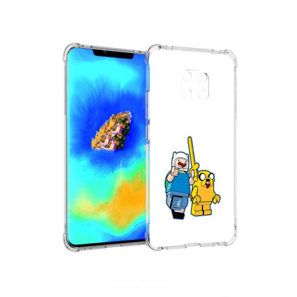 Чехол MyPads время приключений лего для Huawei Mate 20 Pro