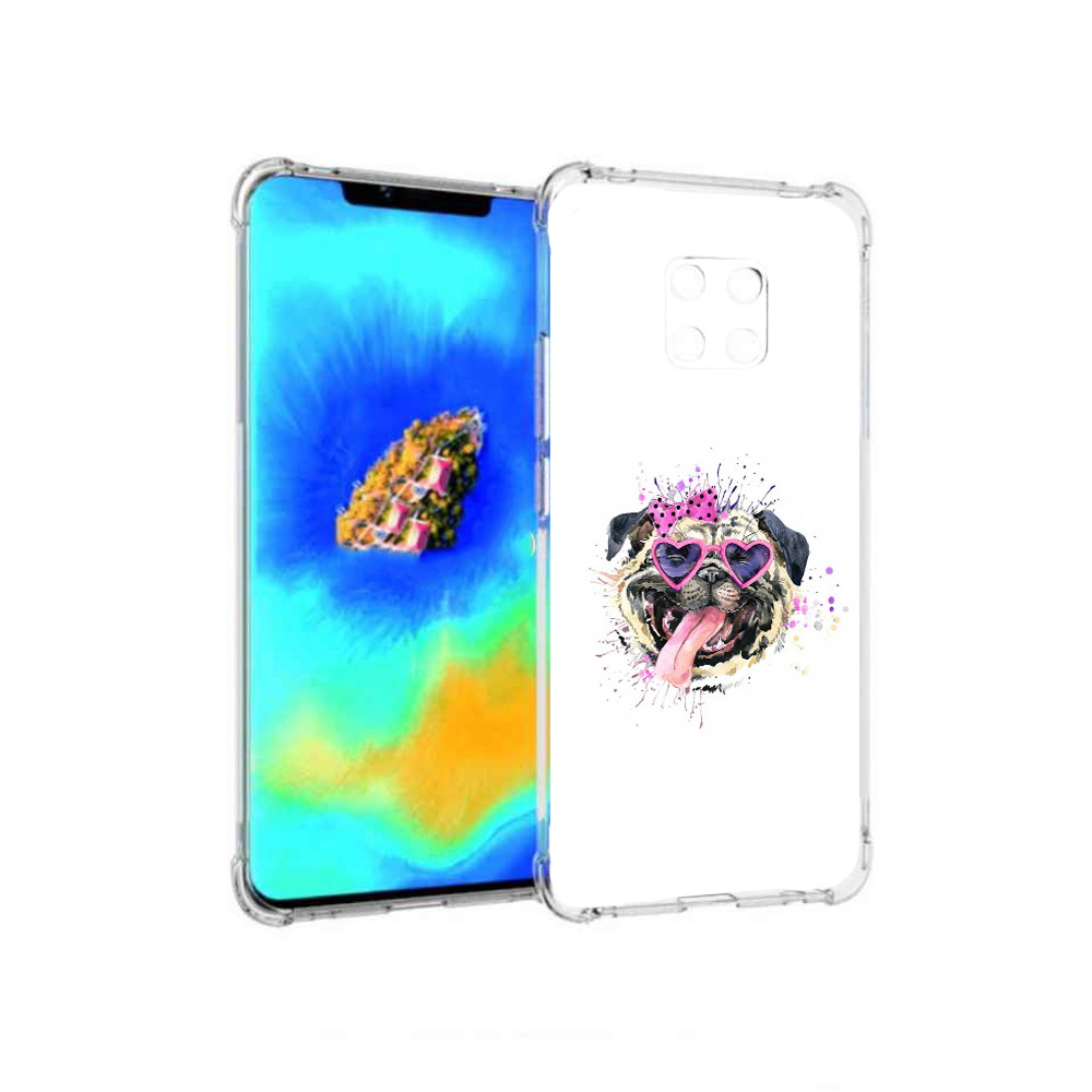 Чехол MyPads Веселая собака для Huawei Mate 20 Pro