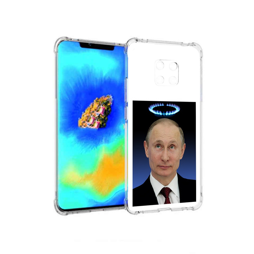 

Чехол MyPads святой газ для Huawei Mate 20 Pro, Прозрачный, Tocco