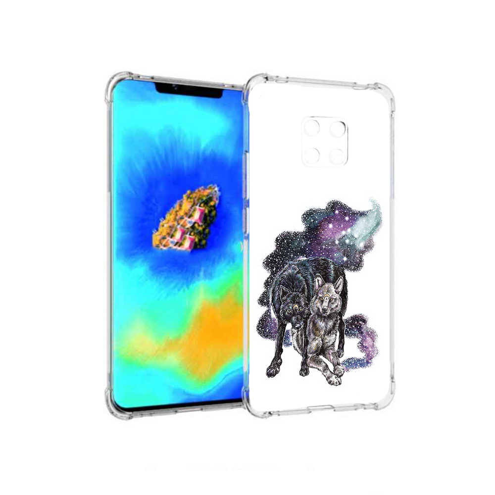 

Чехол MyPads звездные волки для Huawei Mate 20 Pro, Прозрачный, Tocco