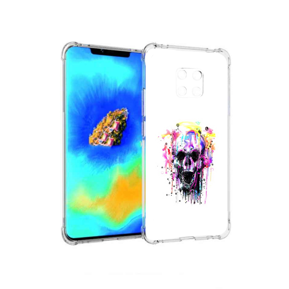 

Чехол MyPads граффити череп для Huawei Mate 20 Pro, Прозрачный, Tocco